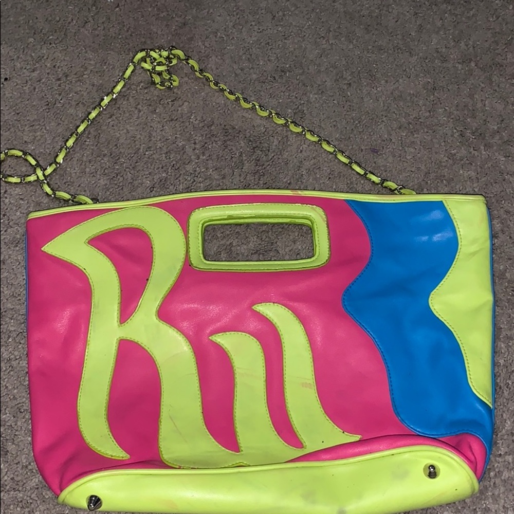Multi colored Rock a wear purse